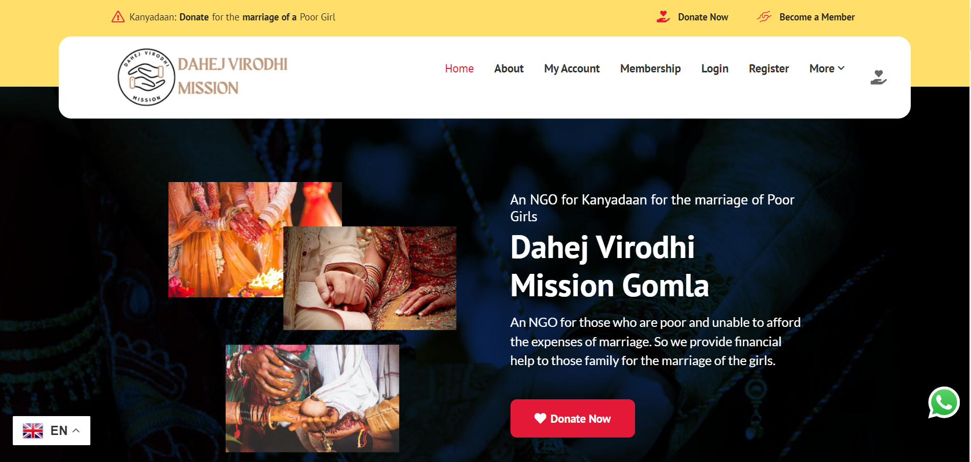 Dahej Virodhi Mission NGO Webiste