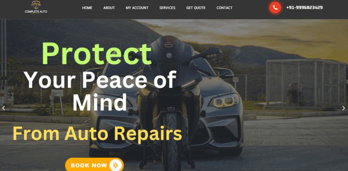 Complete Auto Protect – Auto Warranty Website