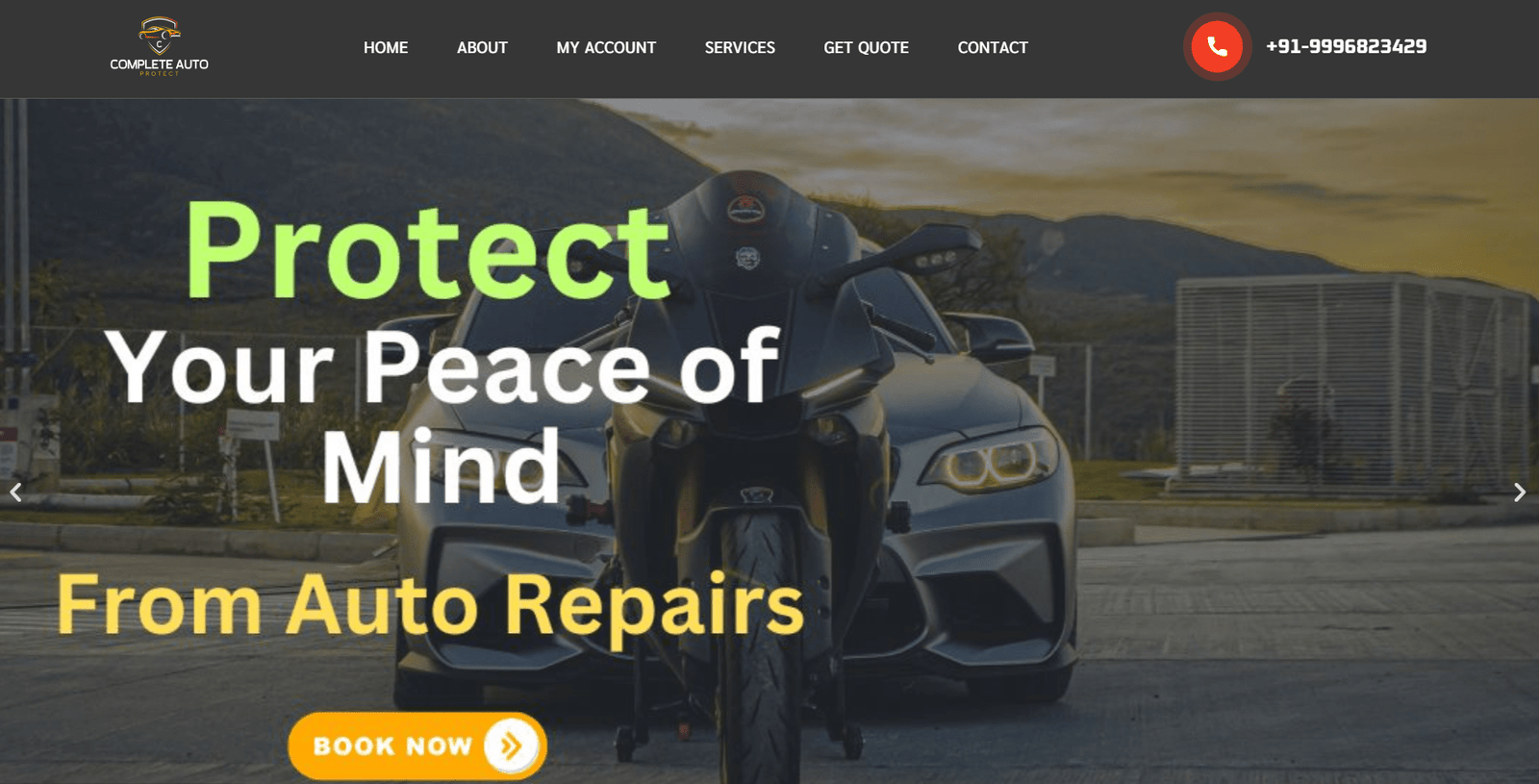 Complete Auto Protect – Auto Warranty Website
