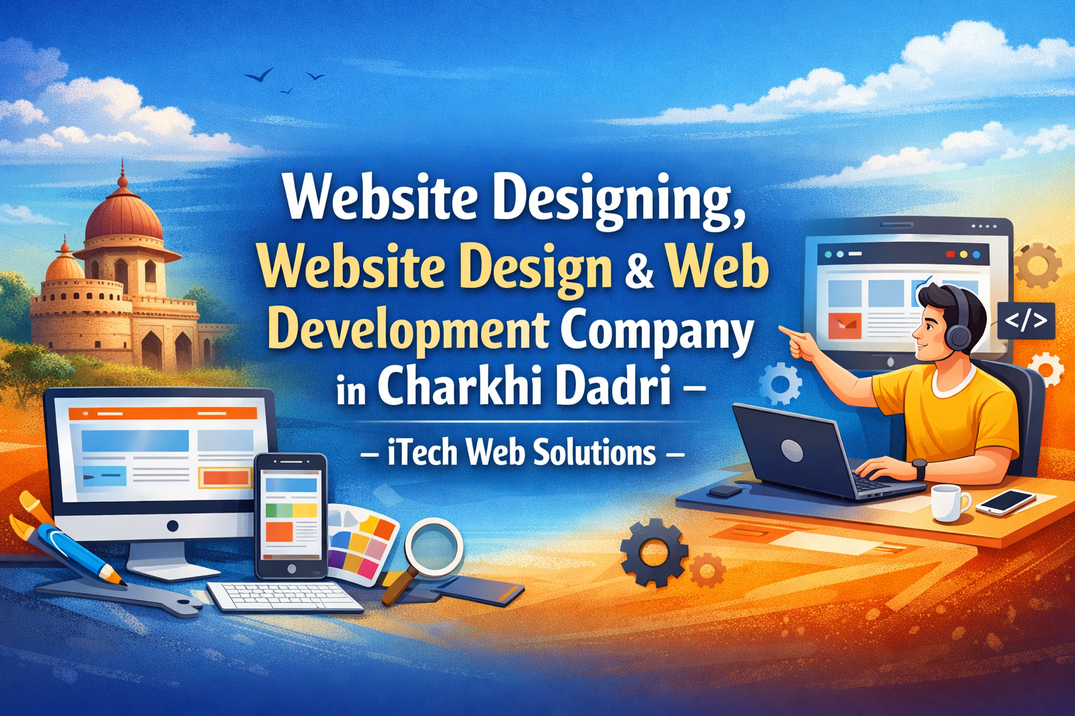 Website Designing, Website Design & Web Development Company in Charkhi Dadri – iTech Web Solutions