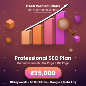 Professional SEO & Digital Marketing plan — 10 keywords, on-page & off-page SEO, 50 backlinks, Google & Facebook/Instagram Ads with 20 posts/banners.